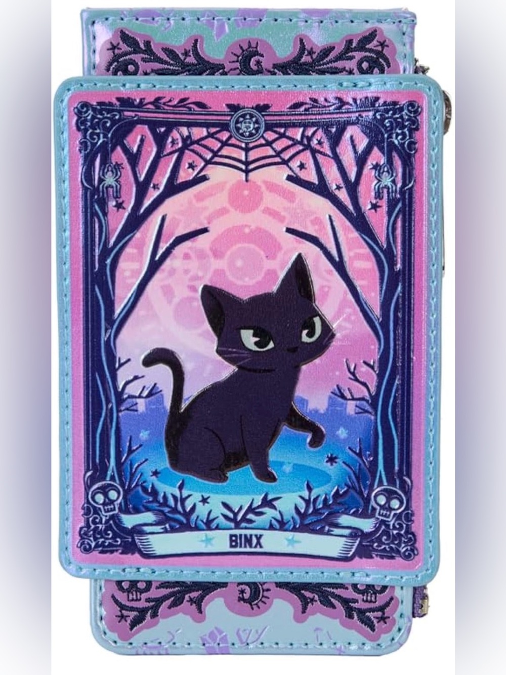 Loungefly Hocus Pocus Tarot Card Large Iridescent Cardholder NWT
